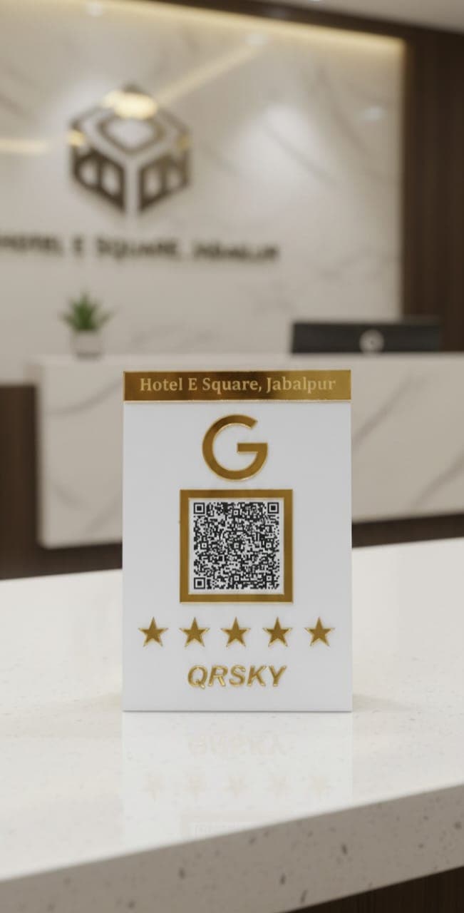 AI Google Review Standee