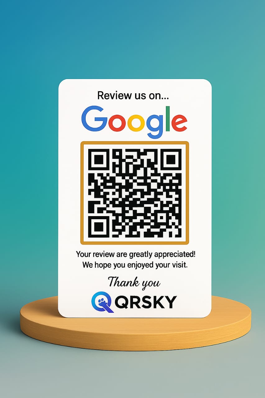 Google Review Standee